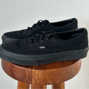 Vans ERA Black Canvas Shoes Men's 5.5 Women's 7
